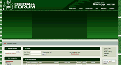 Desktop Screenshot of footballforum.com