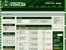 Tablet Screenshot of footballforum.com